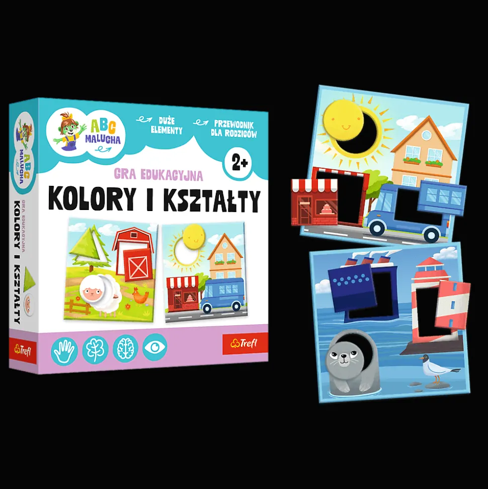02904 "GRA- Kolory i kształty /ABC Malucha" / KAZSTUDIO SA Rodzina Treflików FSC Mix 70%