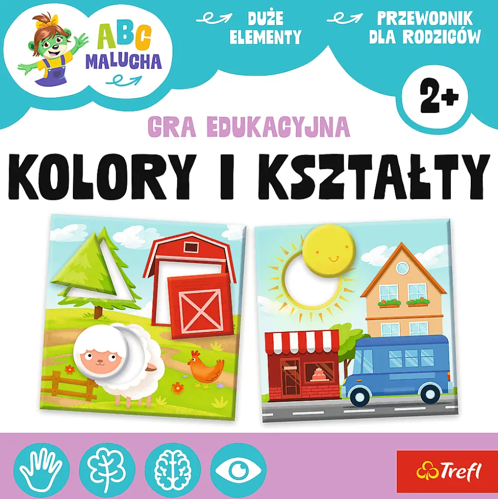 02904 "GRA- Kolory i kształty /ABC Malucha" / KAZSTUDIO SA Rodzina Treflików FSC Mix 70%