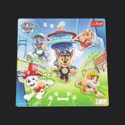 61620 "TOWAR" - Zabawka drewniana - Puzzle mini Paw Patrol MULTI / Viacom PAW Patrol FSC Mix 70%