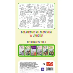 Cyfry i litery. Kolorowanka XXL. Bobaski i Miś