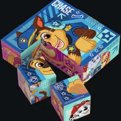 Drewniane klocki puzzle, Psi Patrol