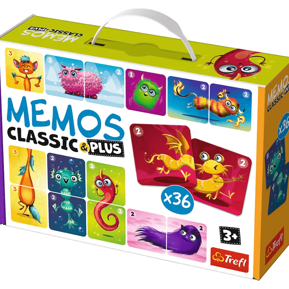 GRA - Memos classic&plus Urocze potworki