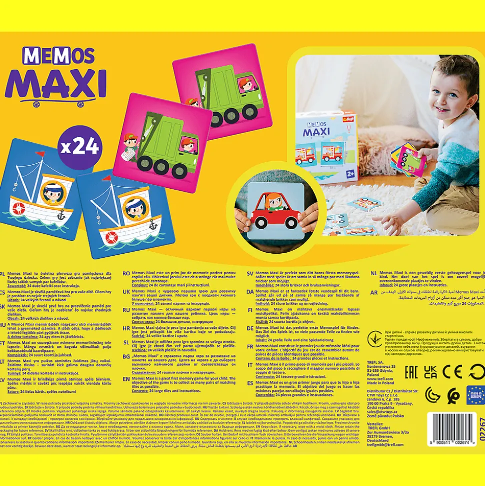 Gra - Memos Maxi Pojazdy