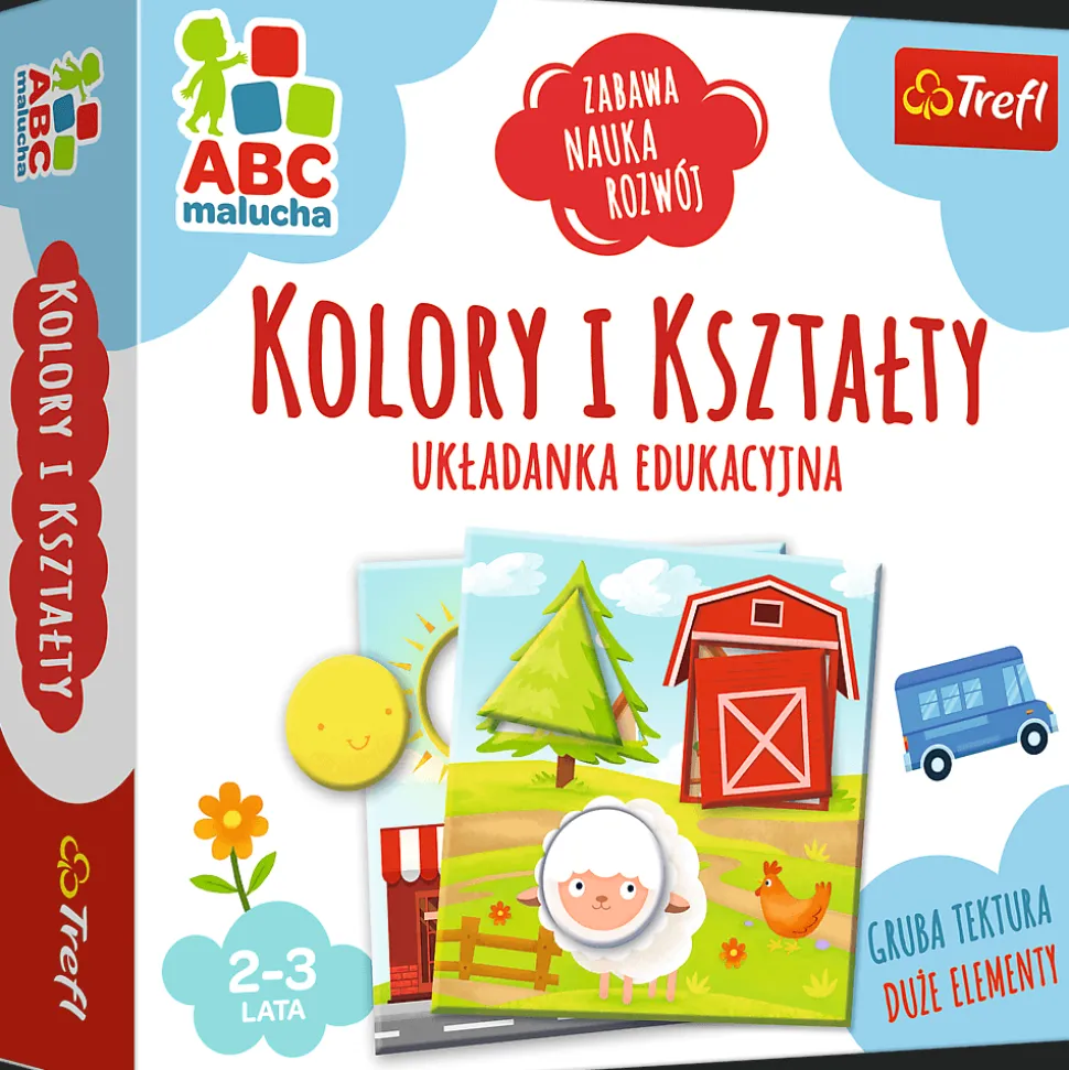 Gra dla dzieci Kolory i kształty ABC Malucha