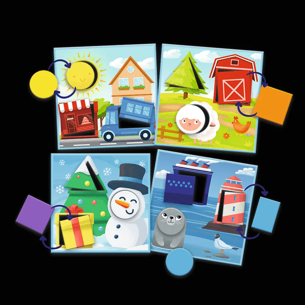 Gra dla dzieci Kolory i kształty ABC Malucha