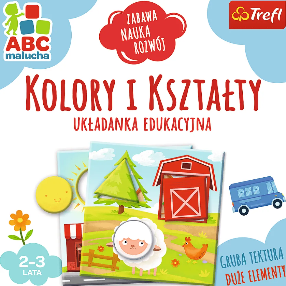 Gra dla dzieci Kolory i kształty ABC Malucha