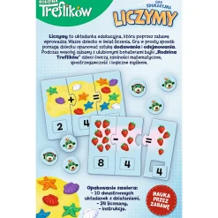 Gra dla dzieci Liczymy Rodzina Treflików