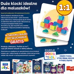 Gra dla dzieci Mój pierwszy Memos Dobranoc, Trefliki na noc