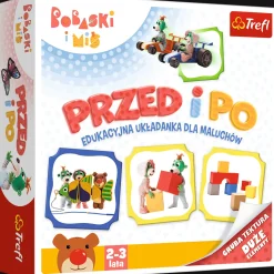 Gra dla dzieci Przed i po Bobaski i Miś
