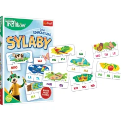 Gra dla dzieci Rodzina Treflików Sylaby