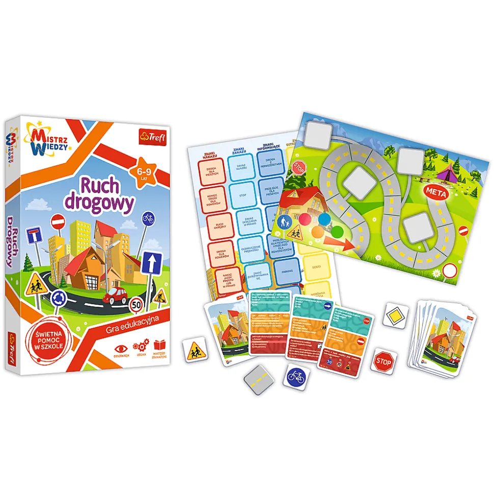 Gra dla dzieci Ruch drogowy Mistrz Wiedzy