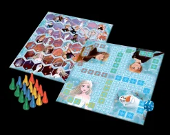 Gra dla dzieci 2w1 Chińczyk Węże i drabiny Kraina Lodu 2