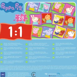 Gra dla dzieci Świnka Peppa Domino Peppa