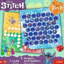 Gra klasyczna Lilo & Stitch, 2w1 Chińczyk / Węże i drabiny