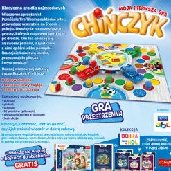 Gra planszowa Rodzina Treflików Chińczyk Moja pierwsza gra