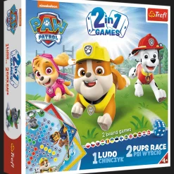 Gra planszowa 2w1 Chińczyk Psi Patrol