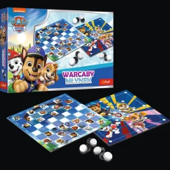 Gra planszowa Warcaby i Młynek, Paw Patrol