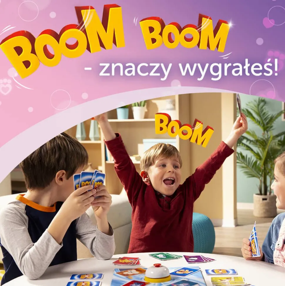Gra rodzinna Boom Boom Koci Domek Gabi