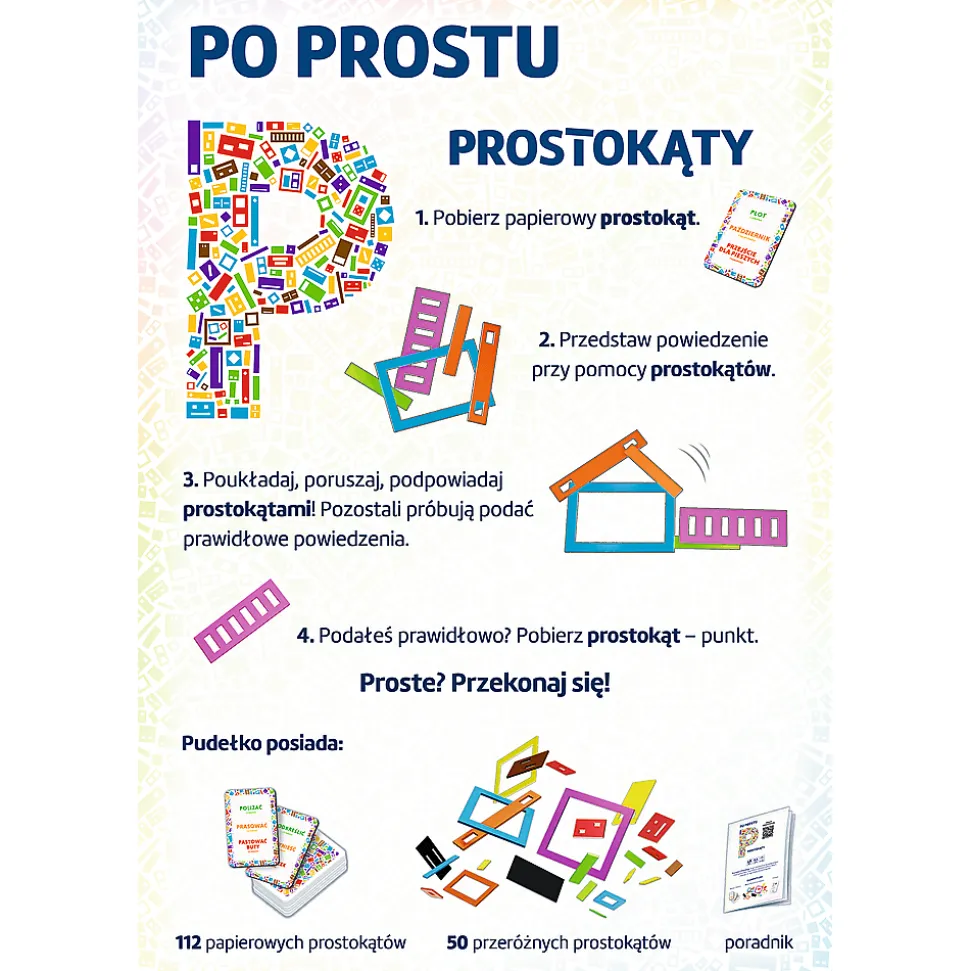 Gra towarzyska Po prostu P Prostokąty