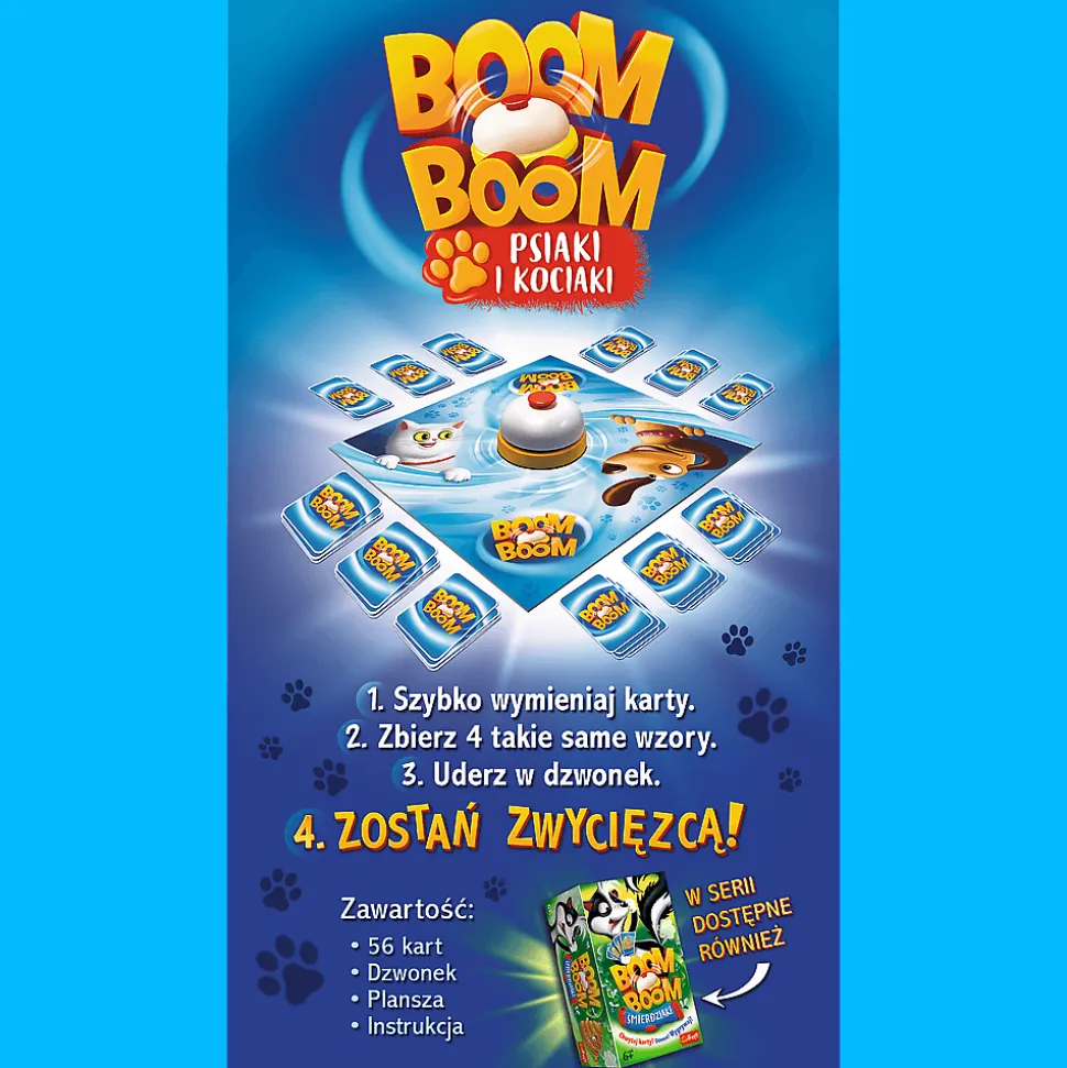 Gra zręcznościowa Boom Boom Psiaki i Kociaki