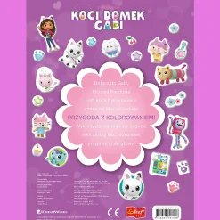 Koci Domek Gabi. Książecz-kot-ka z naklejkami