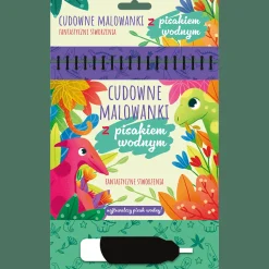 Książka aktywizująca Fantastyczne stworzenia. Cudowne malowanki z pisakiem wodnym