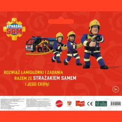 Książka aktywizująca Giga notes z naklejkami, Strażak Sam