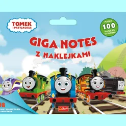 Książka aktywizująca Giga notes z naklejkami, Tomek i przyjaciele