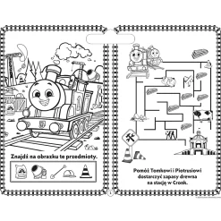 Książka aktywizująca Giga notes z naklejkami, Tomek i przyjaciele