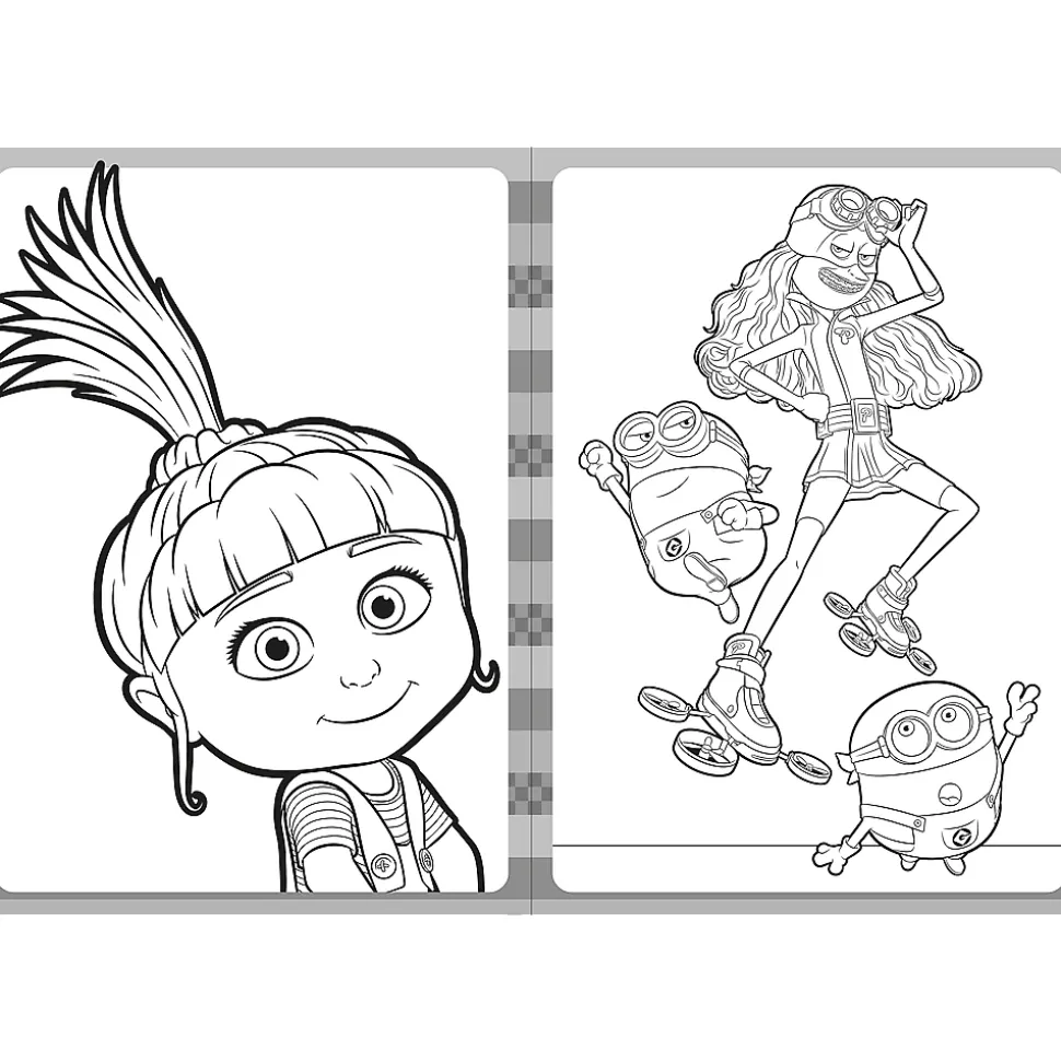 Książka aktywizująca Gru i Minionki: Pod przykrywką, Wyjątkowa kolorowanka