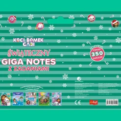Książka aktywizująca Koci Domek Gabi. Gigantyczny świąteczny notes z zadaniami