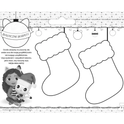 Książka aktywizująca Koci Domek Gabi. Gigantyczny świąteczny notes z zadaniami