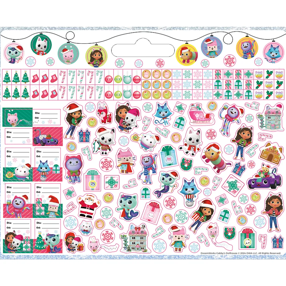 Książka aktywizująca Koci Domek Gabi. Gigantyczny świąteczny notes z zadaniami