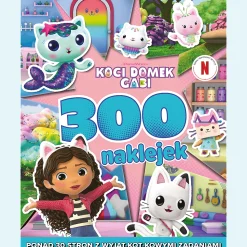 Książka aktywizująca Koci Domek Gabi. 300 naklejek