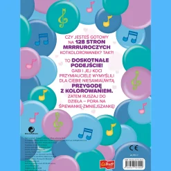 Książka aktywizująca Koci Domek Gabi. Mega KOTkolorowanka