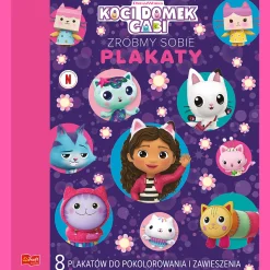 Książka aktywizująca Koci Domek Gabi. Zróbmy sobie plakaty
