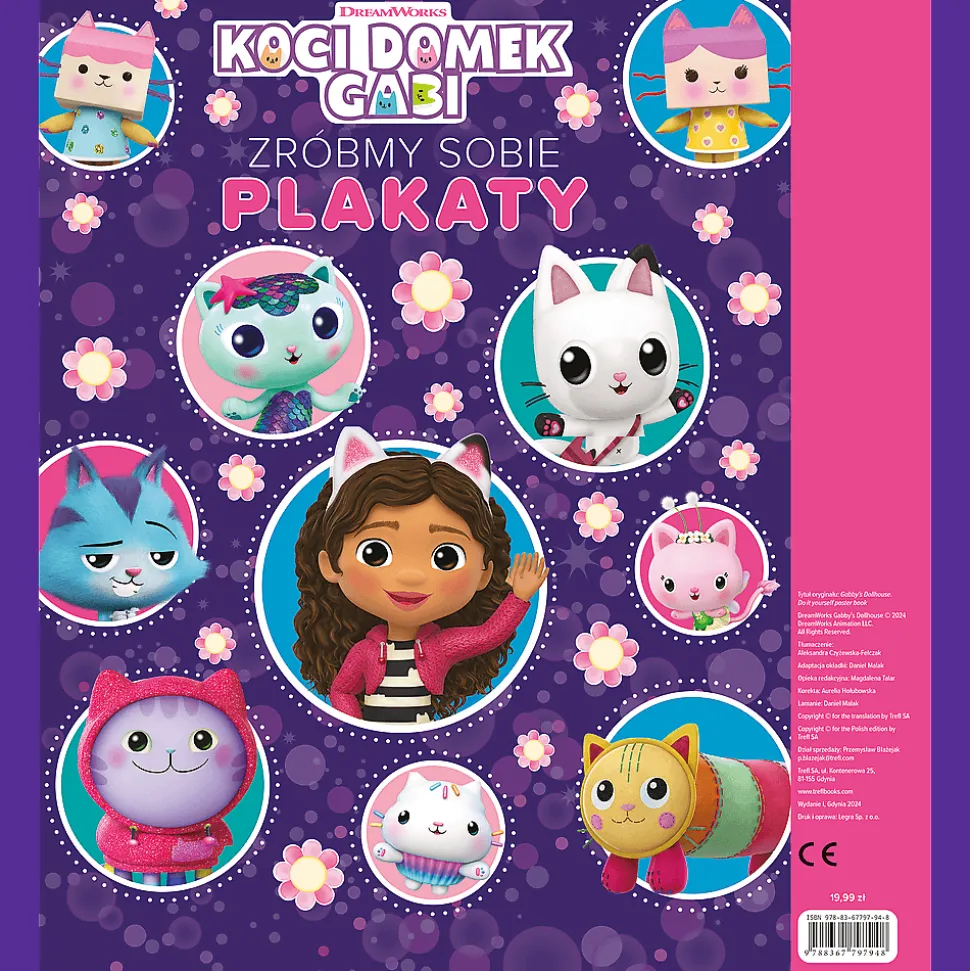 Książka aktywizująca Koci Domek Gabi. Zróbmy sobie plakaty