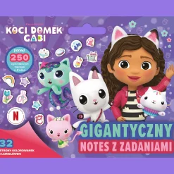 Książka aktywizująca Koci Domek Gabi. Gigantyczny notes z zadaniami