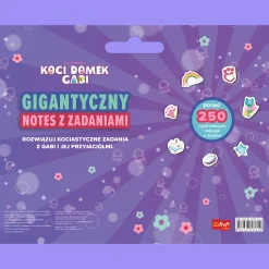 Książka aktywizująca Koci Domek Gabi. Gigantyczny notes z zadaniami