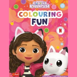 Książka aktywizująca Koci Domek Gabbi, kolorowanka