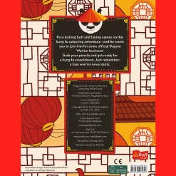 Książka aktywizująca Kung Fu Panda, kolorowanka