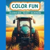 Książka aktywizująca Maszyny rolnicze, kolorowanka