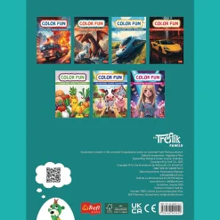 Książka aktywizująca Maszyny rolnicze, kolorowanka