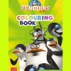 Książka aktywizująca Pingwiny z Madagaskaru, kolorowanka