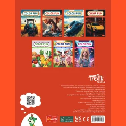 Książka aktywizująca Pojazdy ratunkowe, kolorowanka