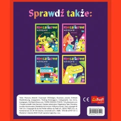 Książka aktywizująca Potworki. Mozaikowe wyklejanki