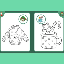 Książka aktywizująca Rodzina Treflików: Trefliki Ratują Święta. Wycinanki naklejkowe. Dekoracje