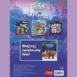 Książka aktywizująca Rodzina Treflików: Trefliki Ratują Święta. Wodna malowanka