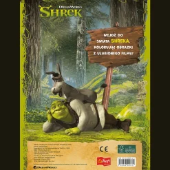 Książka aktywizująca Shrek, kolorowanki