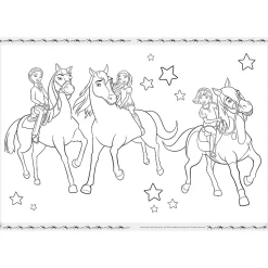 Książka aktywizująca Spirit, kolorowanka